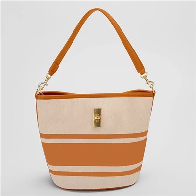 Bolsos cruzados con hombros descubiertos de lona para mujer