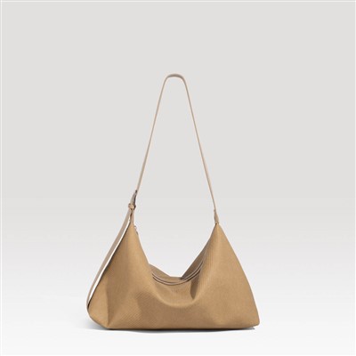 Bolso de hombro grande con cremallera superior para mujer popular